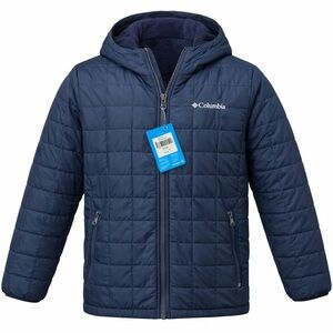 Columbia Rugged Ridge II Sherpa Lined Jacket Youth L 14/16 Hooded Navy NWT